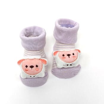 Αντιολισθητικά Καλτσάκια 0-12 μηνών Μωβ