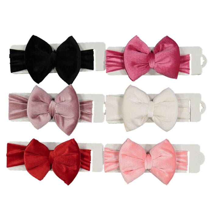 Βρεφική Κορδέλα Βελούδινη Φιόγκος - Image 2