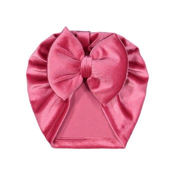 Βρεφικό Τουρμπάνι Βελούδινο Φούξια