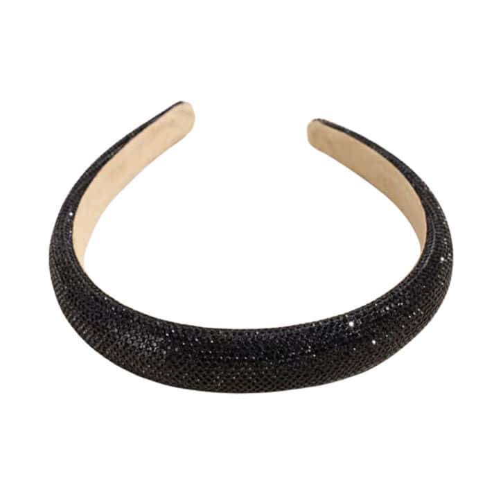 Παιδική Στέκα Μαλλιών Με Στρας Μαύρη - Image 2