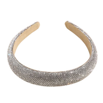 Παιδική Στέκα Μαλλιών Με Στρας Ασημί - Image 2