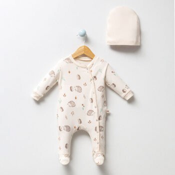 Φορμάκι Με Σκουφάκι Σκατζόχοιρος 100% Οργανικό Βαμβάκι