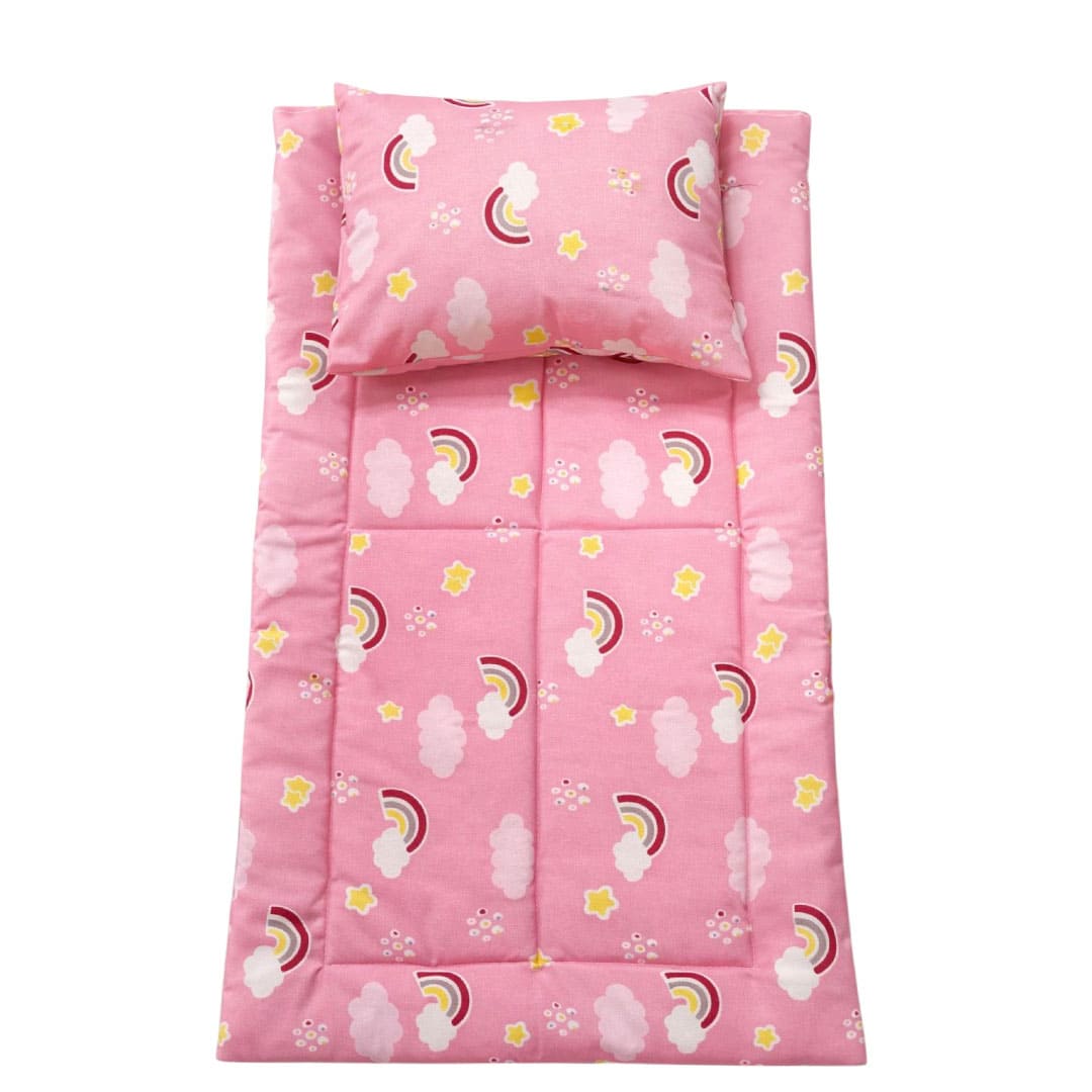 Αλλαξιέρα Στρωματάκι Με Μαξιλάρι 37χ60 εκ Ροζ