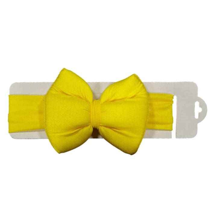 Βρεφική Κορδέλα Φιόγκος Κίτρινη - Image 2