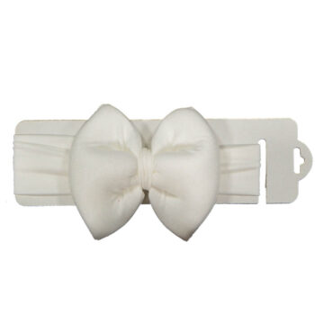 Βρεφική Κορδέλα Φιόγκος Λευκό