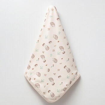 Κουβέρτα Αγκαλιάς & Λίκνου Σκαντζόχοιρος 100% Οργανικό Βαμβάκι