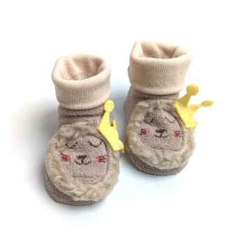 Αντιολισθητικά Καλτσάκια 0-12 μηνών Μπεζ