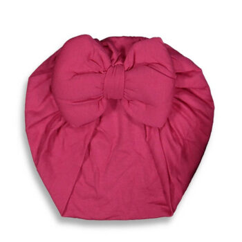 Βρεφικό Τουρμπάνι Με Φιόγκο Φούξια