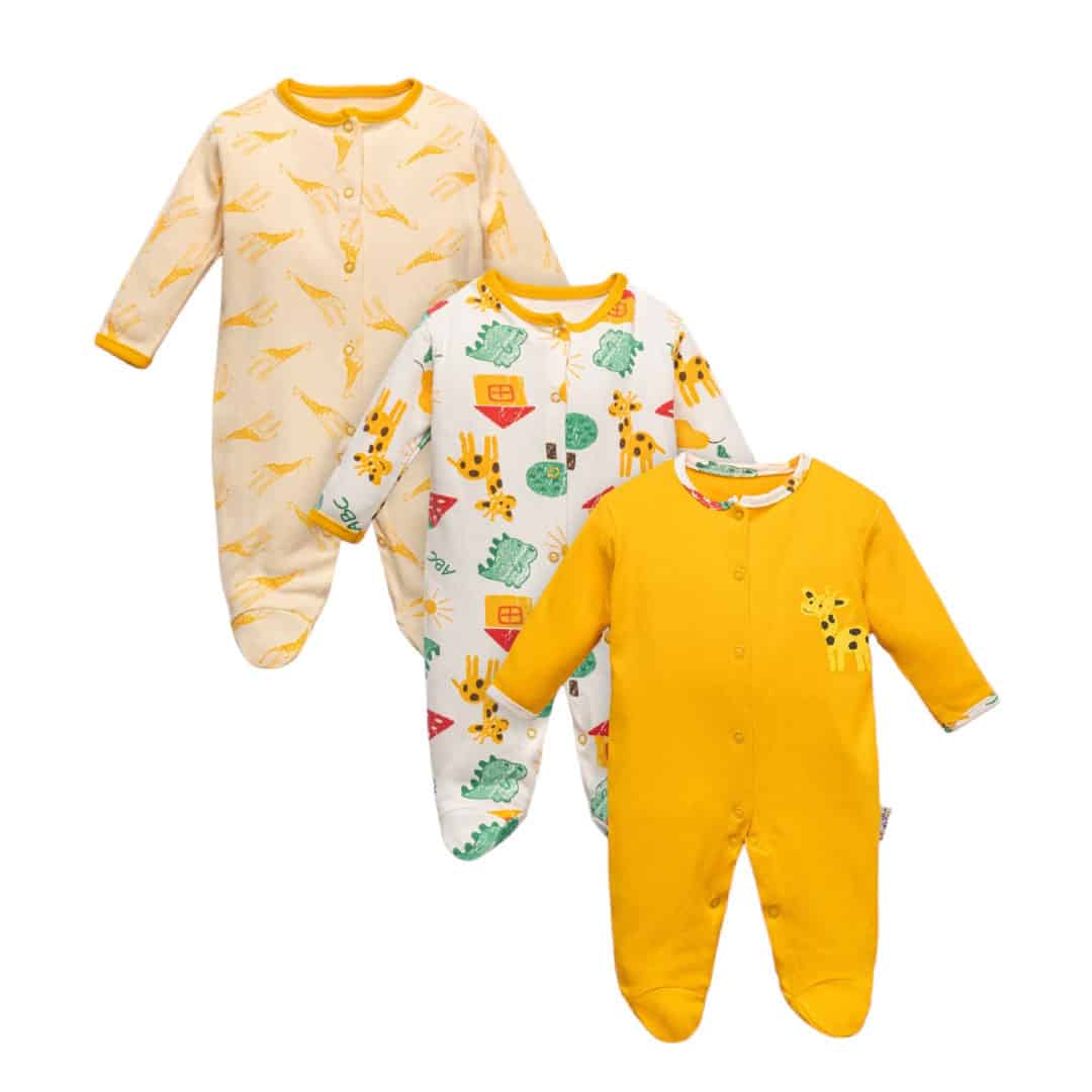 Φορμάκια Ολόσωμα Σετ 3 τεμ 🦒100% Βαμβάκι 