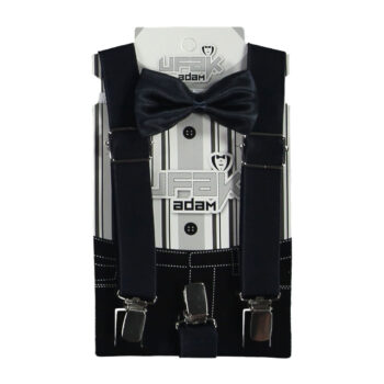 Σετ Παπιγιον Με Τιράντες Μαύρο - Image 2