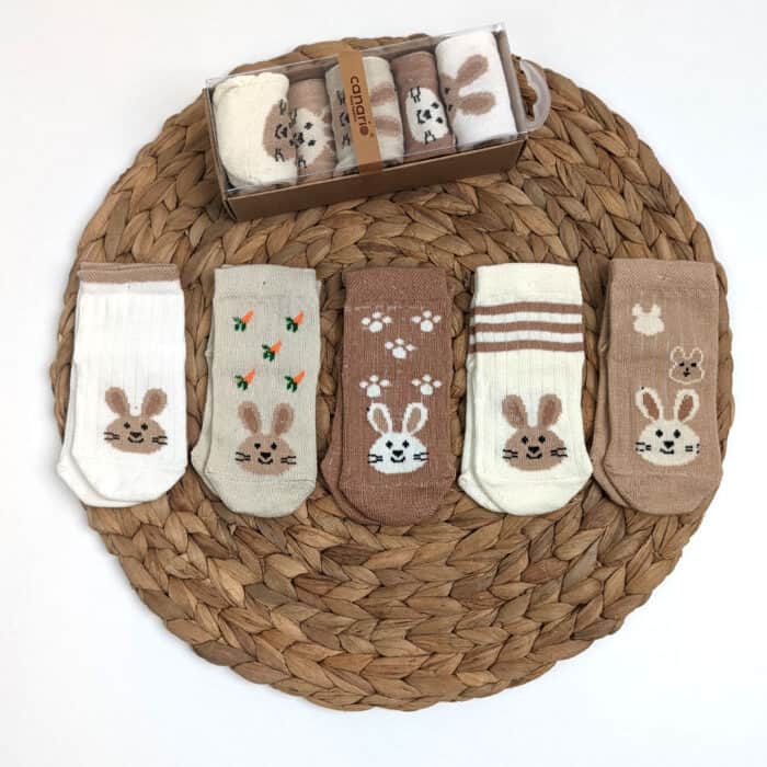 Βρεφικά καλτσάκια 🐰 5 Ζευγάρια - Image 2
