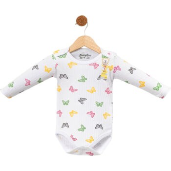 Βρεφικό φορμάκι μακρυμάνικο Butterfly 100% Βαμβάκι