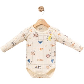 Βρεφικό Φορμάκι Μακρυμάνικο Zoo 100% Βαμβάκι