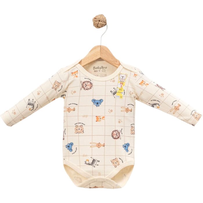 Βρεφικό Φορμάκι Μακρυμάνικο Zoo 100% Βαμβάκι - Image 2