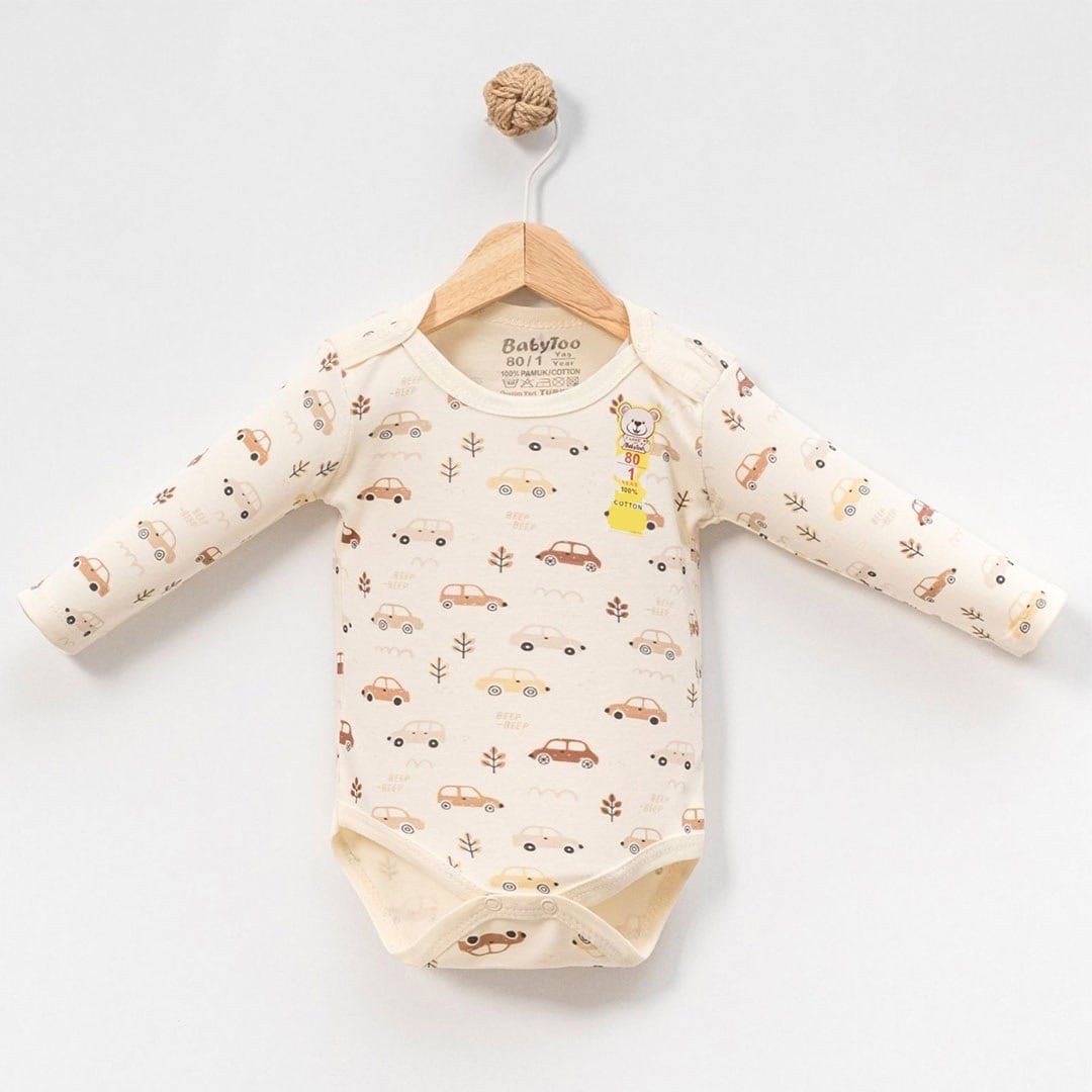 Βρεφικό φορμάκι μακρυμάνικο Cars 100% Βαμβάκι