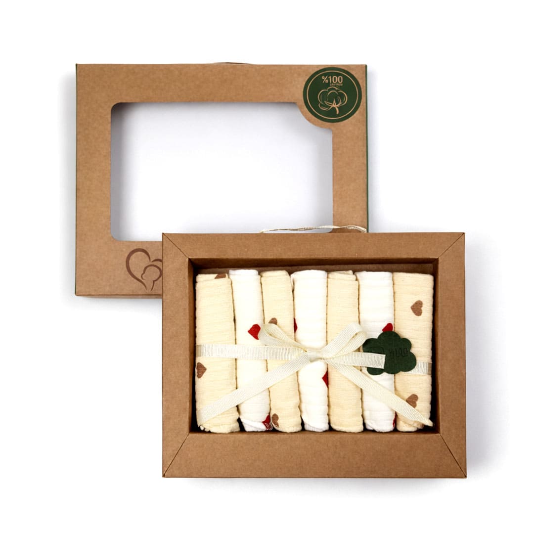 Σετ Πανάκια Ώμου με Καρδούλες 7 τεμ