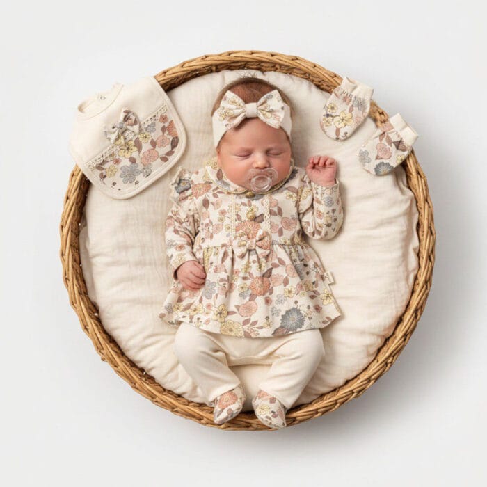 Σετ Ρούχων Νεογέννητου Spring Baby 5τεμ - Image 2