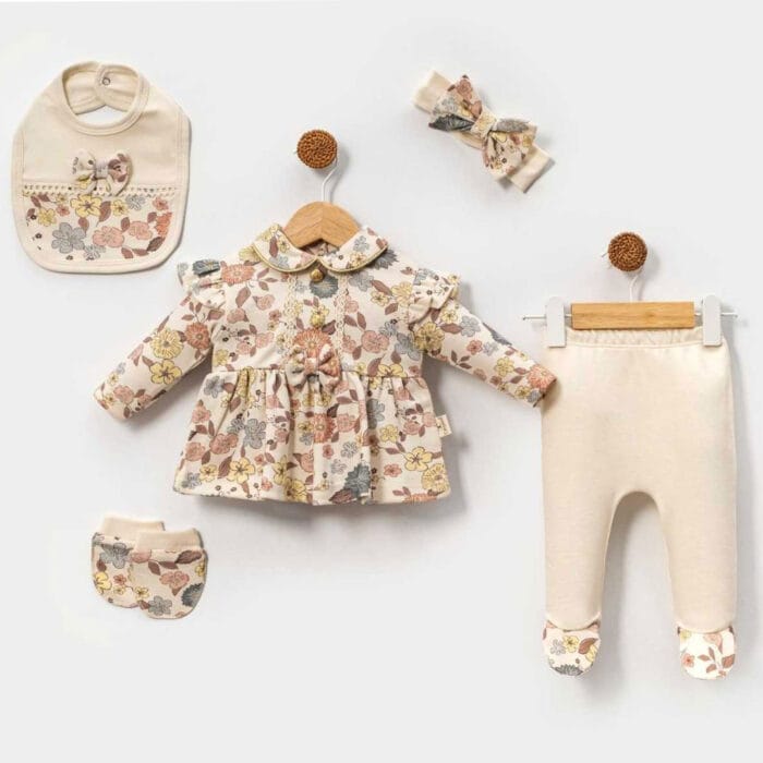 Σετ Ρούχων Νεογέννητου Spring Baby 5τεμ - Image 2