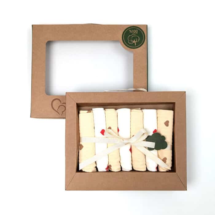 Σετ Πανάκια Ώμου με Καρδούλες