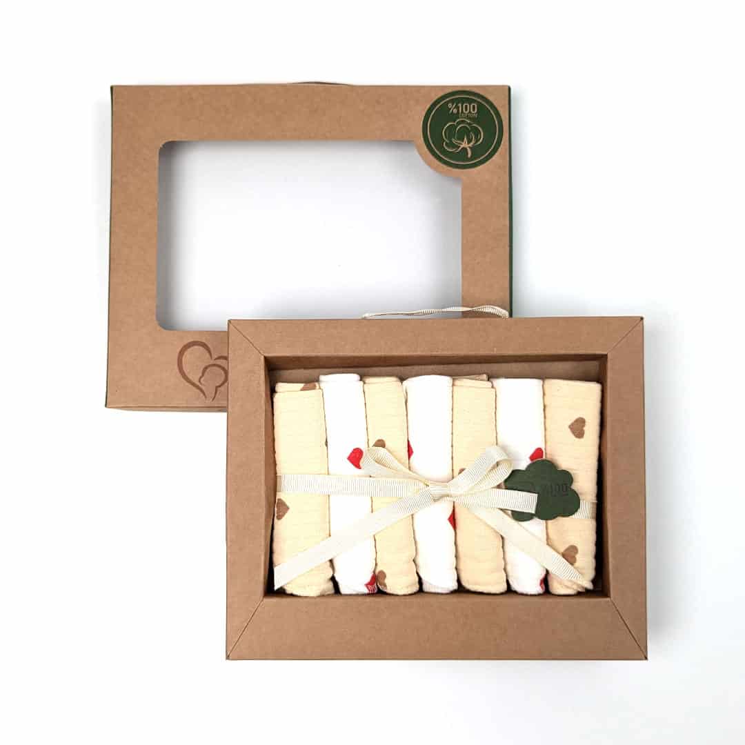 Σετ Πανάκια Ώμου με Καρδούλες