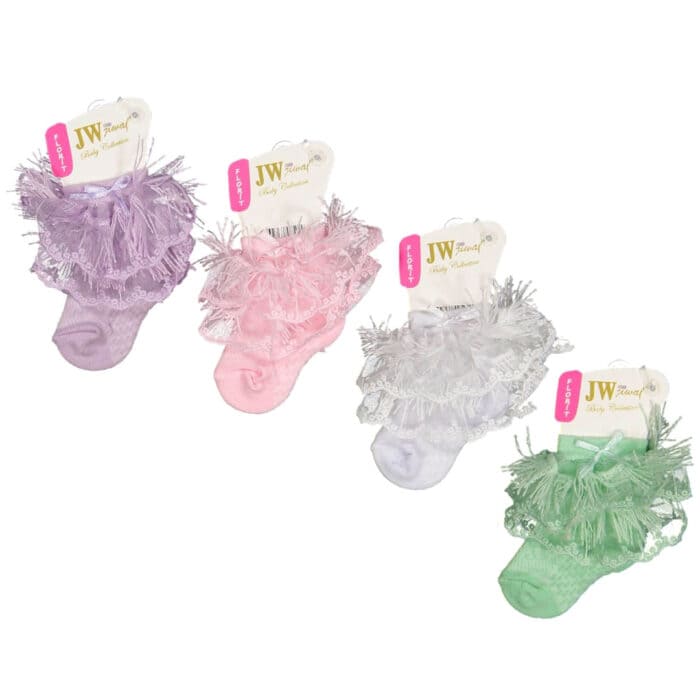 βρεφικά καλτσάκια με τούλι