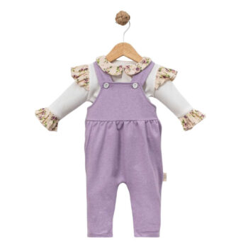 βρεφική σαλοπέτα μωβ