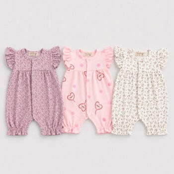 βρεφικά φορμάκια σετ κορίτσι 3 τεμαχίων