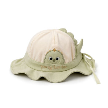 βρεφικό καπέλο αγόρι με δεινοσαυράκι και κορδόνια