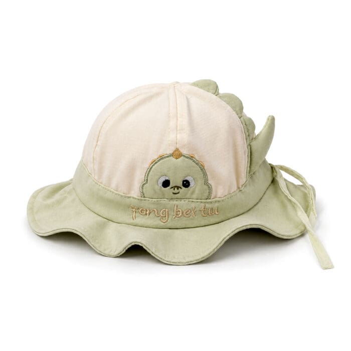 βρεφικό καπέλο αγόρι δεινοσαυράκι και κορδόνια