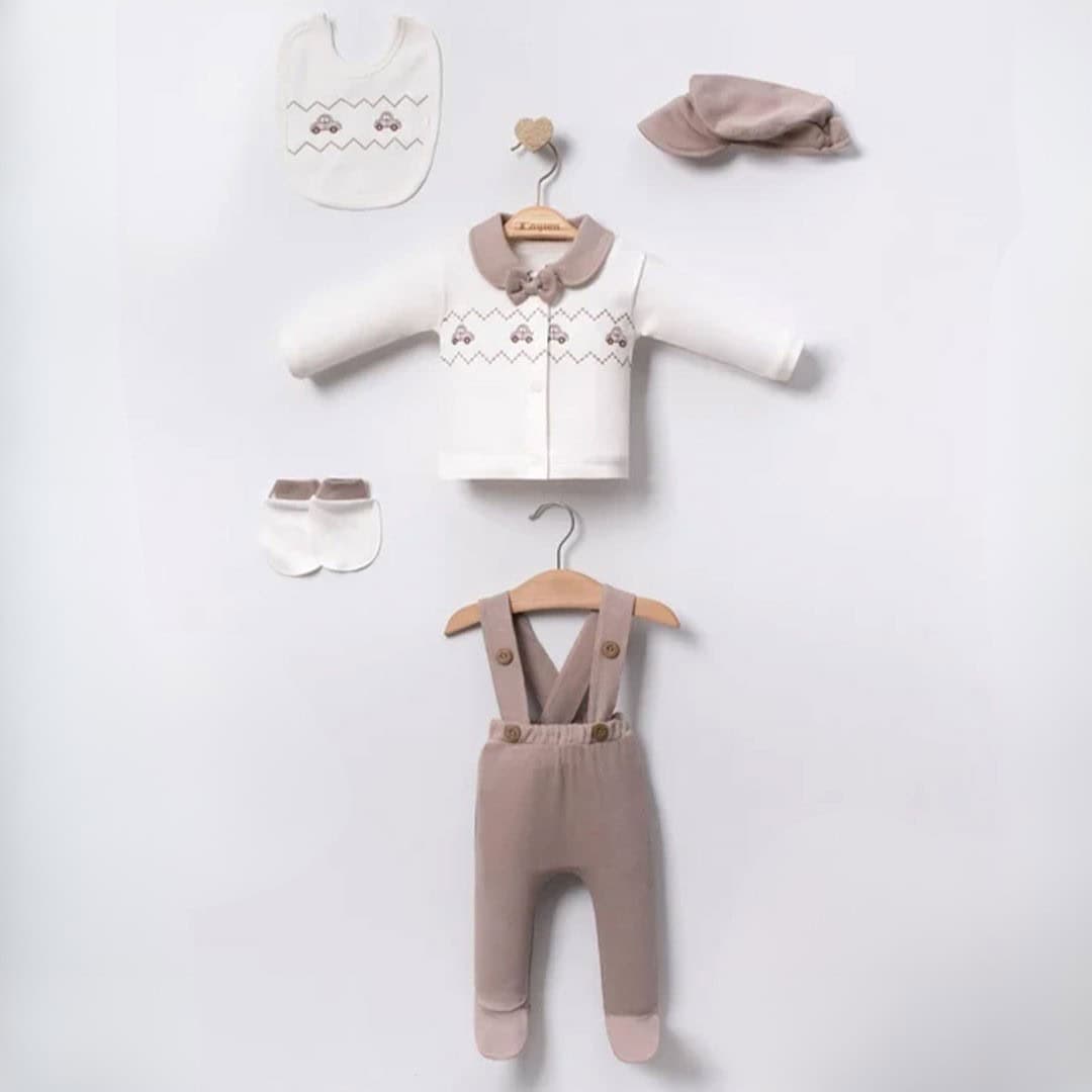σετ ρούχων νεογέννητου αγόρι 5 τεμαχίων